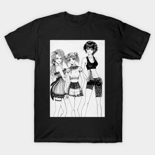 Drawing of Three Girls 2009 T-Shirt